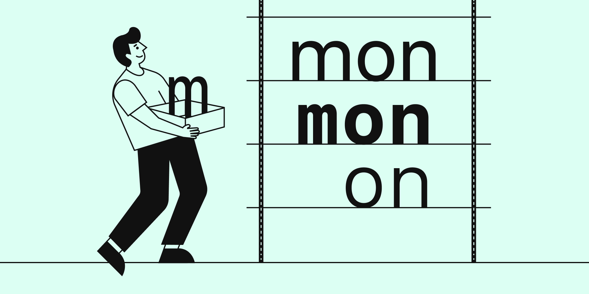 When to Set Type in Monospace 1