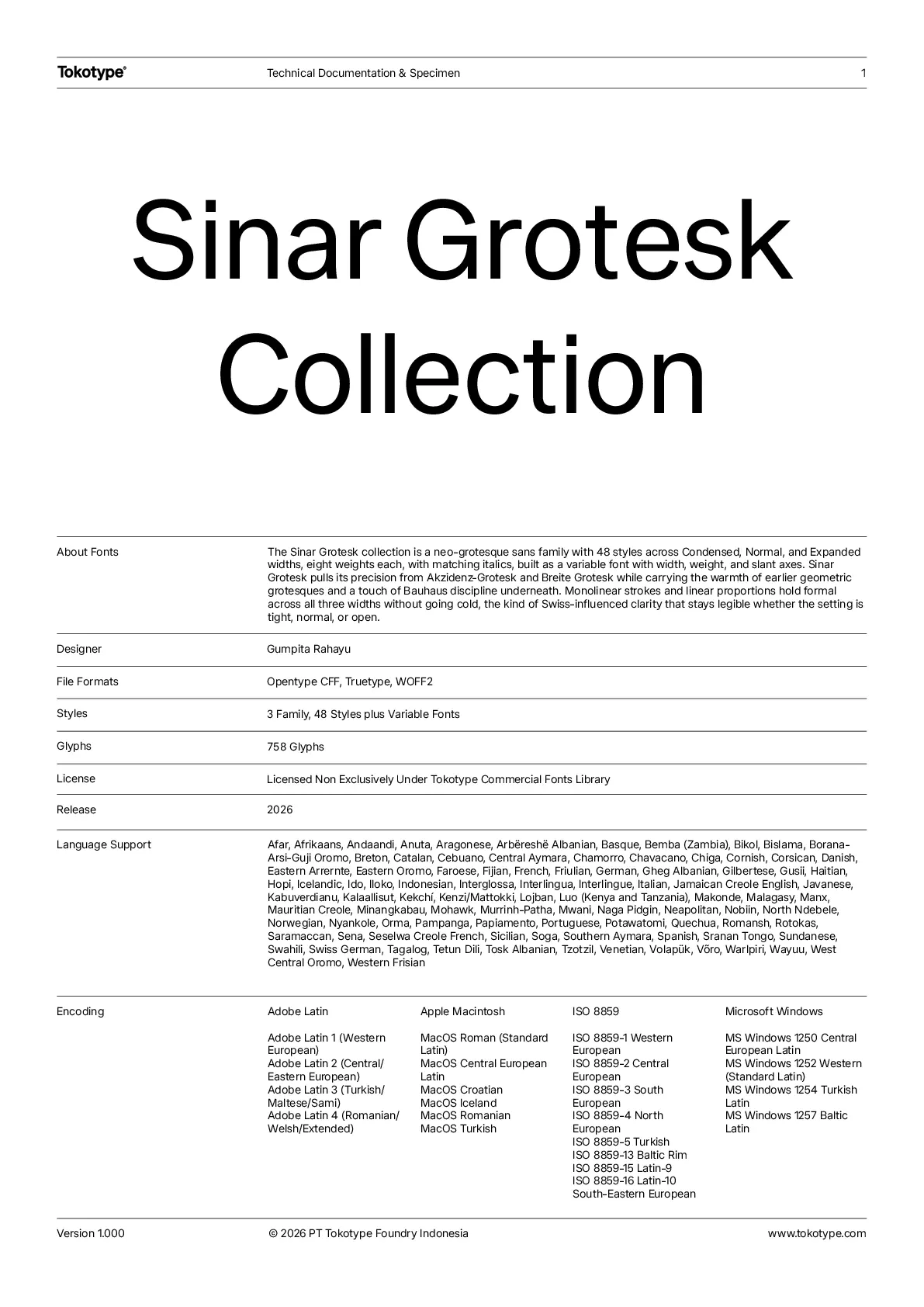 PDF Specimen