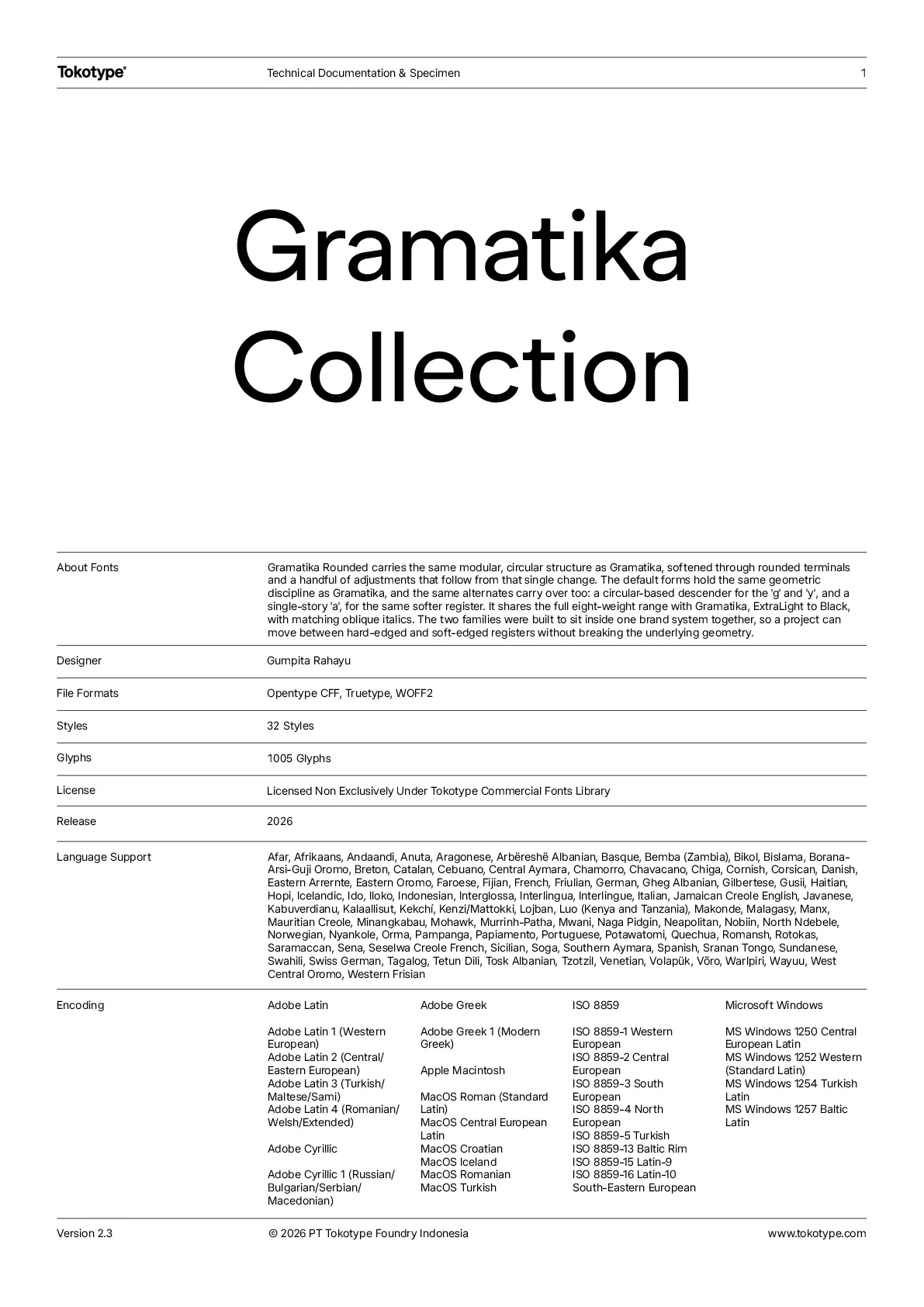 PDF Specimen
