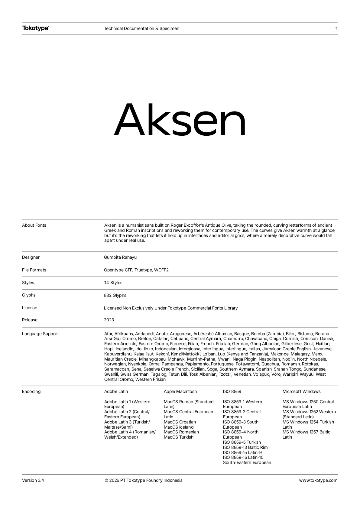 PDF Specimen